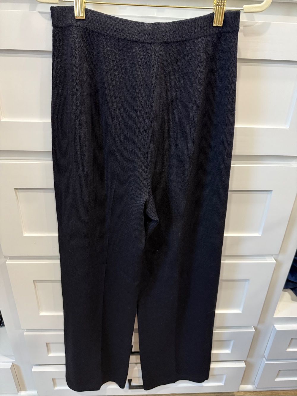 St. John Black Knit Sweater Pants - Picture 3 of 3